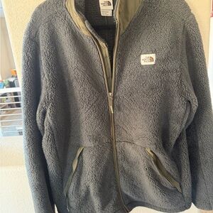The North Face Charcoal Sherpa Jacket